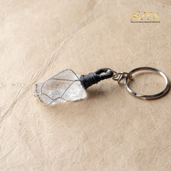 Raw Clear Quartz Keychain | The Zen Crystals