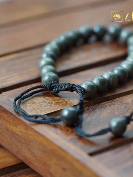 Adjustable Pyrite Bracelet | The Zen Crystals