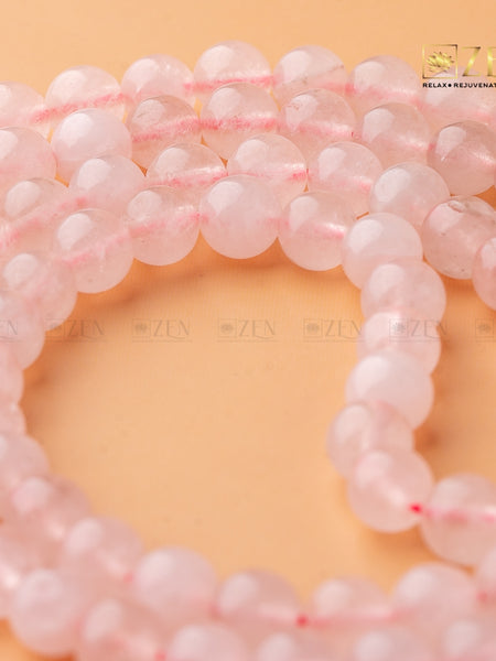 Rose Quartz Mala | the zen crystals