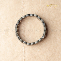 Pyrite Flat Bead Bracelet | the zen crystalas