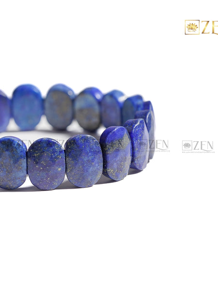 Lapis Lazuli Faceted Bracelet | The Zen Crystals