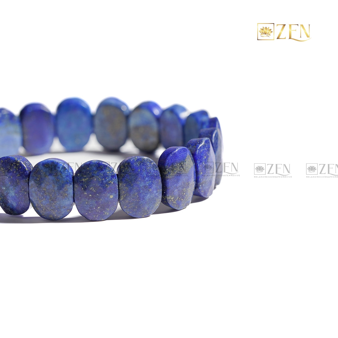 Lapis Lazuli Faceted Bracelet | The Zen Crystals