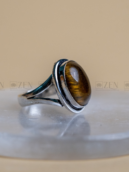 the zen crystals tiger eye ring
