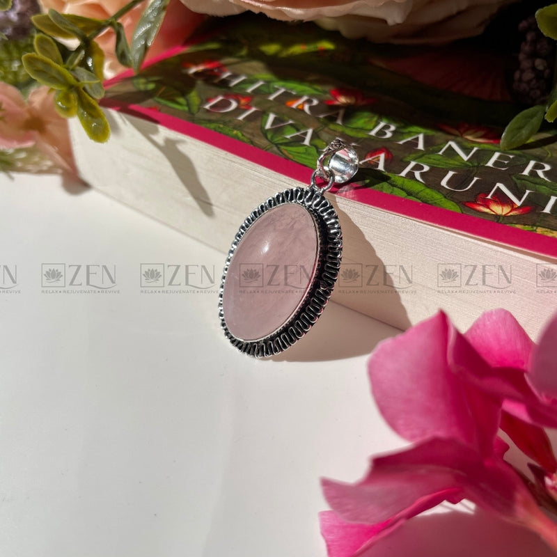 Rose Quartz Pendant The Zen Crystals