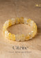 Citrine Flat Bead Bracelet | the zen crystals