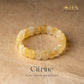 Citrine Flat Bead Bracelet | the zen crystals