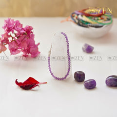 Amethyst Bracelet 4mm | The Zen Crystals