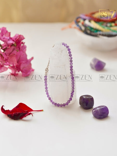 Amethyst Bracelet 4mm | The Zen Crystals