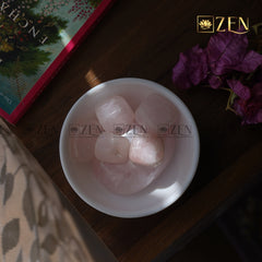 Rose Quartz Tumbles | The Zen Crystals