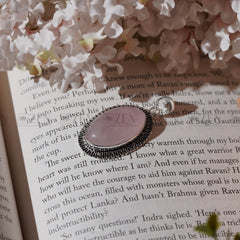 Pink Quartz Pendant The Zen Crystals