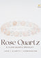 Rose Quartz & Clear Quartz Combination bracelet | The Zen Crystals
