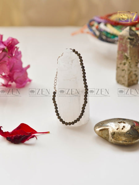 Pyrite Bracelet 4mm | The Zen Crystals