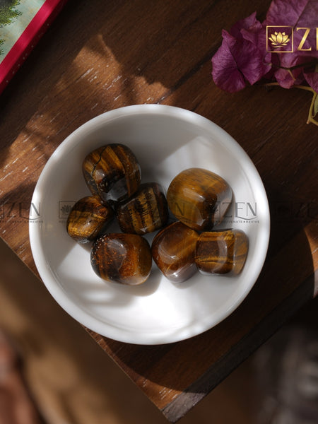 Tiger Eye Tumbles | The Zen Crystals