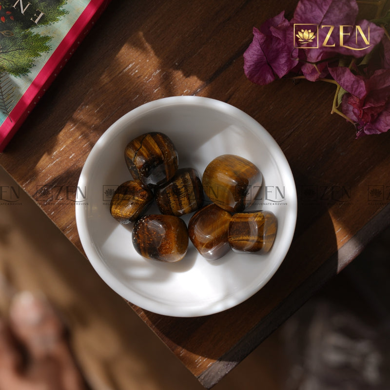 Tiger Eye Tumbles | The Zen Crystals