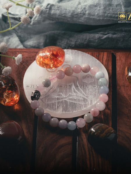 Selenite Charging Plate - 7 Chakra & Yogi Symbol | The Zen Crystals