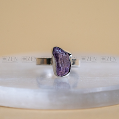The Zen Crystals Amethyst Ring For Men & Women