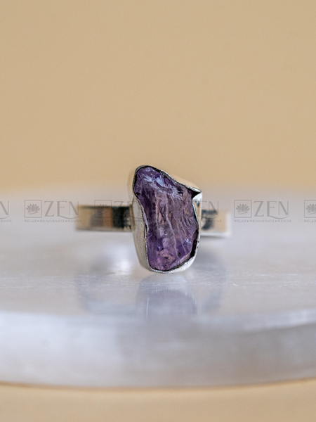 The Zen Crystals Amethyst Ring For Men & Women