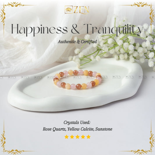 Bracelet for Happiness | The zen crystals