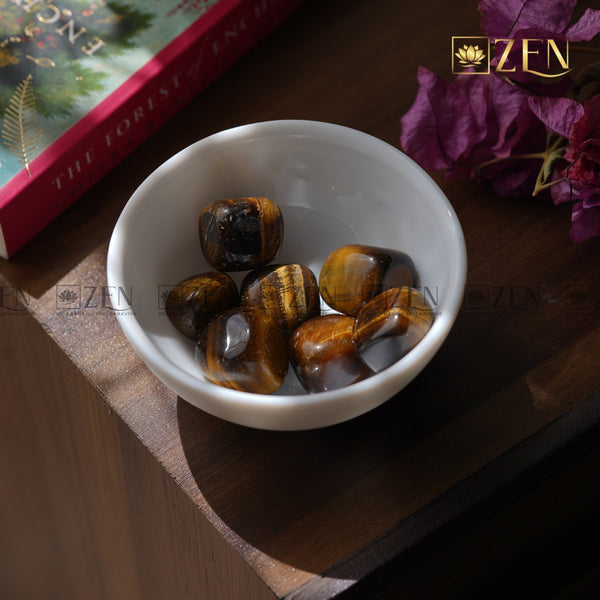 Tiger Eye Tumbles | The Zen Crystals