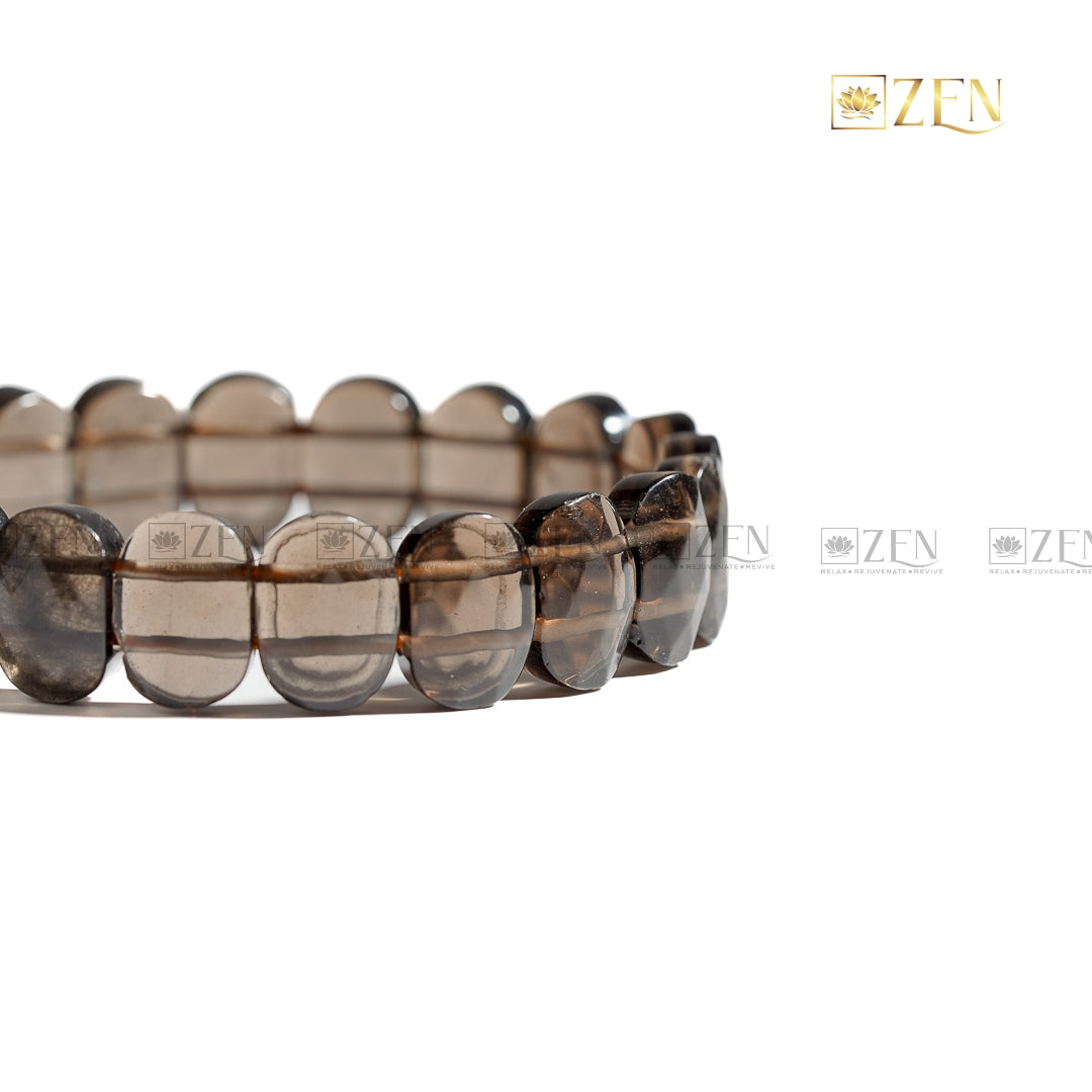 Smoky Quartz Faceted Bracelet | The Zen Crystals