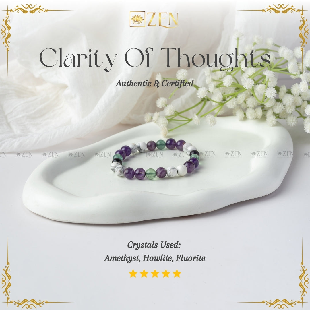 Bracelet for clarity of thoughts | The Zen Crystals
