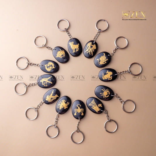 ZODIAC SIGN KEYCHAIN | THE ZEN CRYSTALS