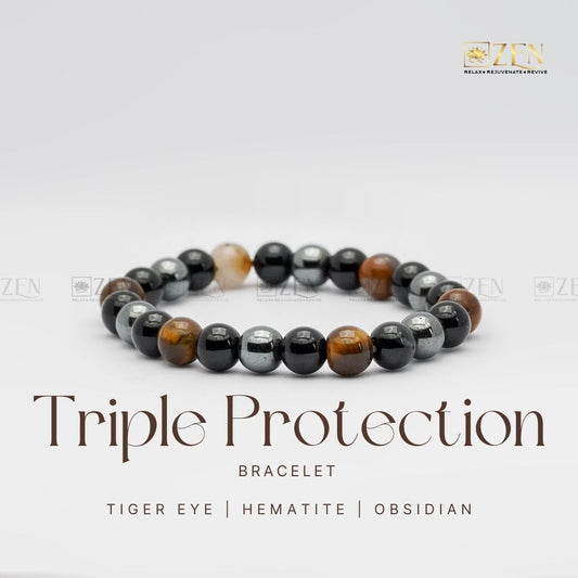 Triple Protection bracelet | The Zen Crystals