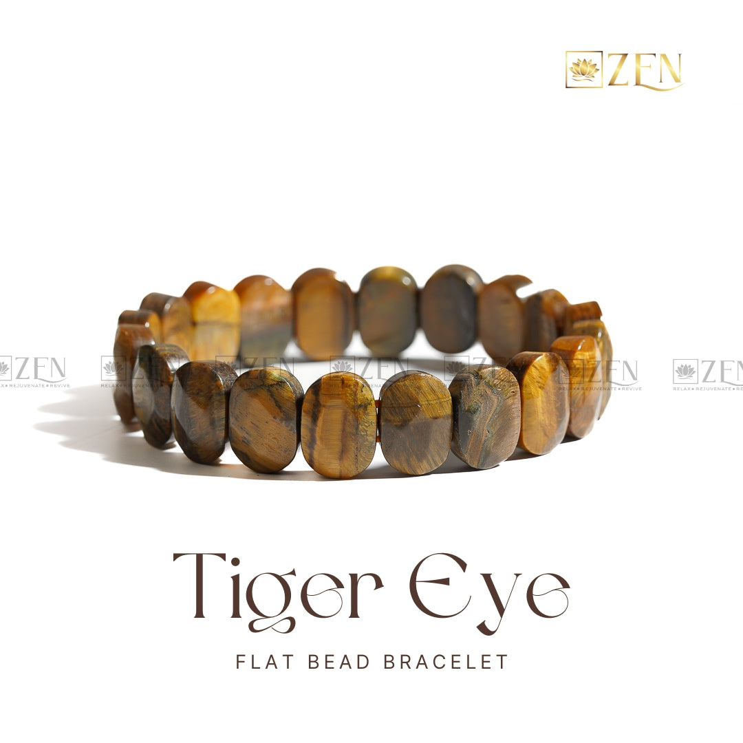 Tiger Eye Faceted Bracelet | The Zen Crystals