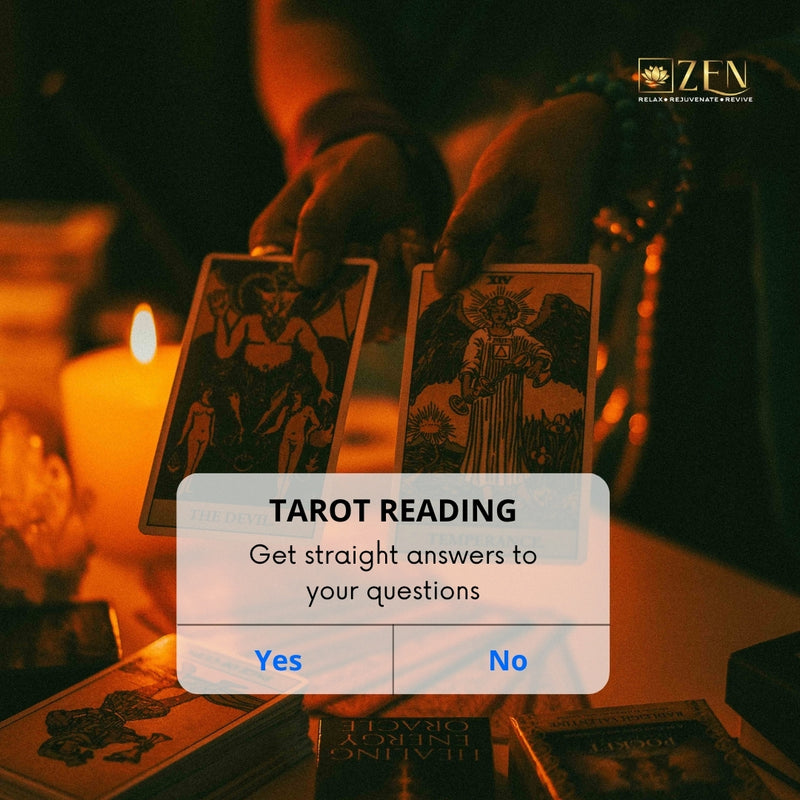 personalised yes and no question tarot card reading by the zen crystals