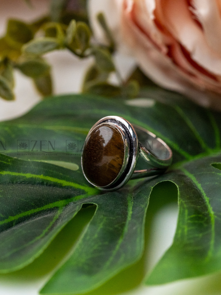 the zen crystals tiger eye ring