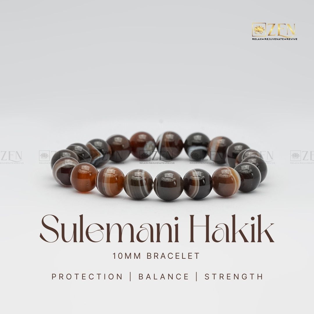 Sulemani Hakik 10mm Bracelet | The Zen Crystals