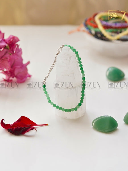 Green Aventurine bracelet 4mm | The Zen Crystals