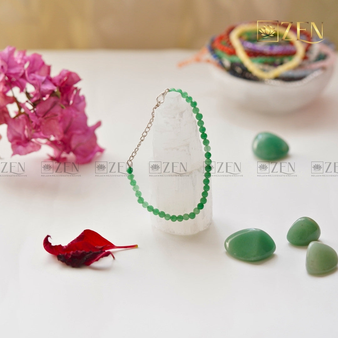 Green Aventurine bracelet 4mm | The Zen Crystals