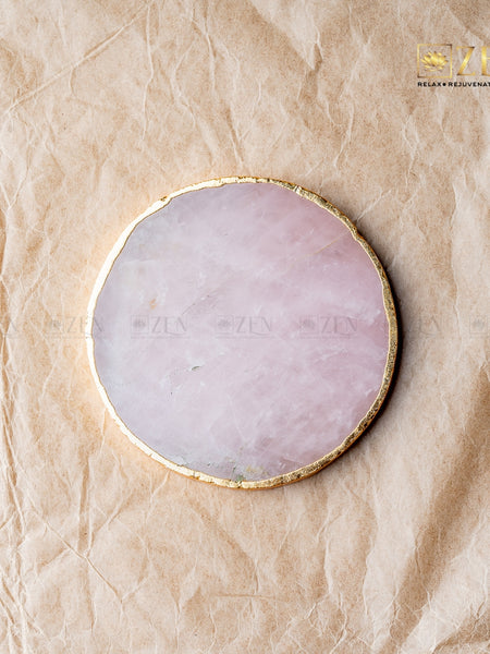 Rose Quartz Coasters | the zen crystals