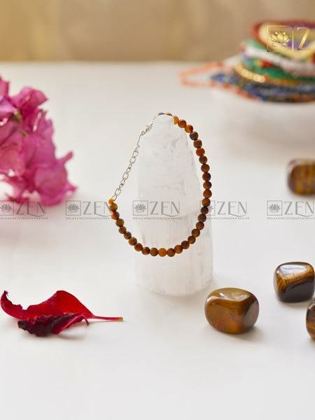 Tiger Eye 4mm Bracelet | The Zen Crystals