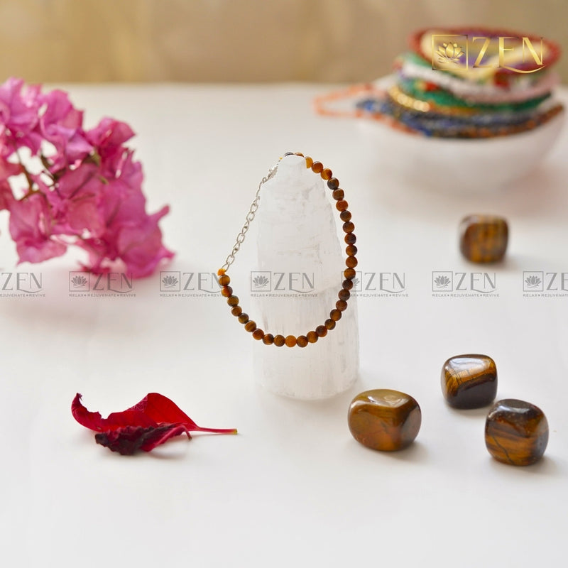 Tiger Eye 4mm Bracelet | The Zen Crystals