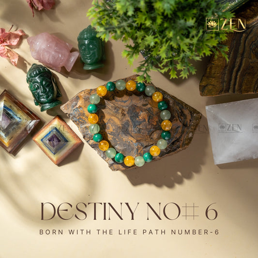 Destiny Number 6 Bracelet | The Zen Crystals