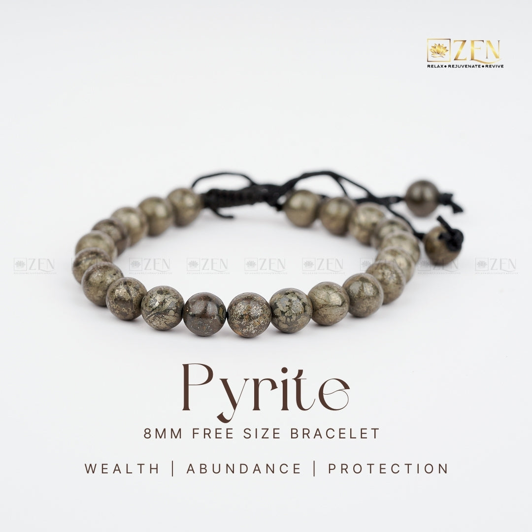 Pyrite bracelet | The Zen Crystals