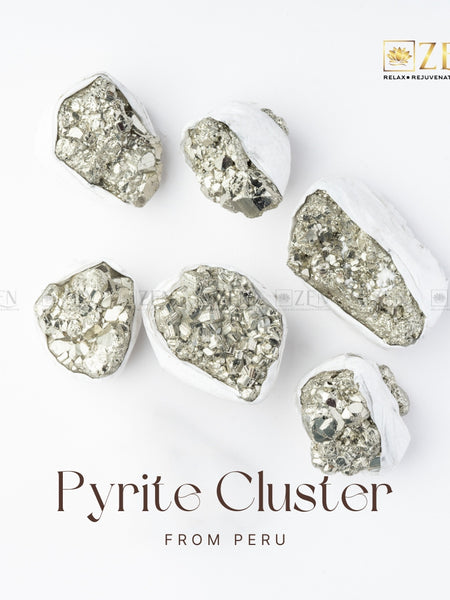 Peruvian Pyrite Cluster | the zen crystals