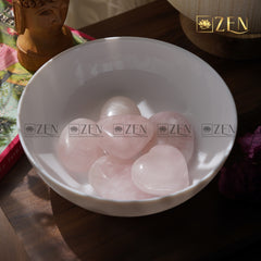 Rose Quartz Heart Showpiece