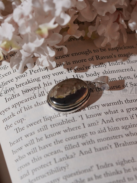 polished pyrite pendant The Zen Crystals