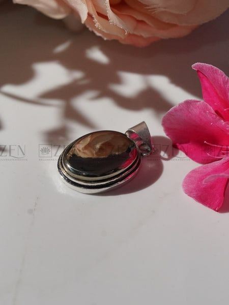 Oval Pyrite Pendant The Zen Crystals