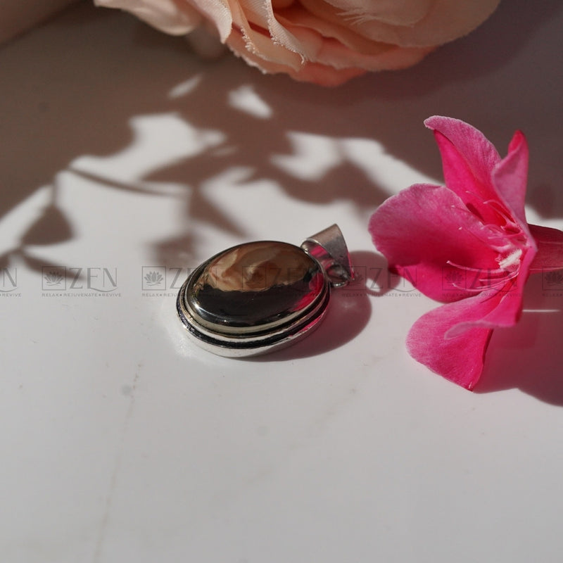 Oval Pyrite Pendant The Zen Crystals