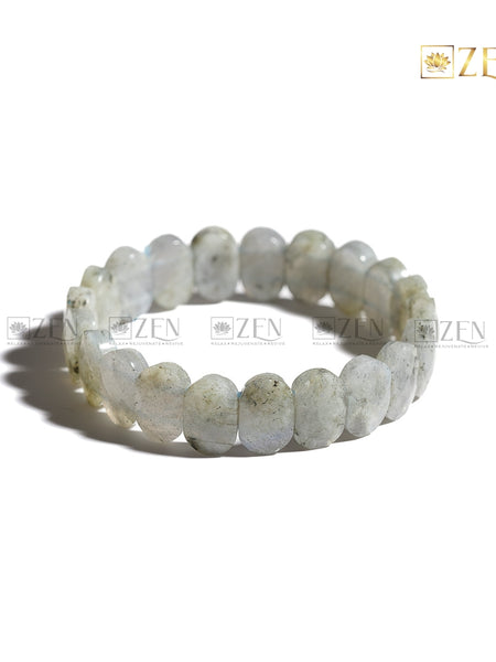 Labradorite - Flat Bead Bracelet