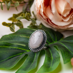 the zen crystals rose quartz ring for men and women