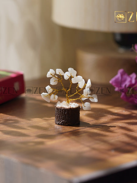 White Agate Mini Tree | The Zen Crystals