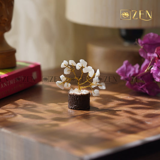 White Agate Mini Tree | The Zen Crystals