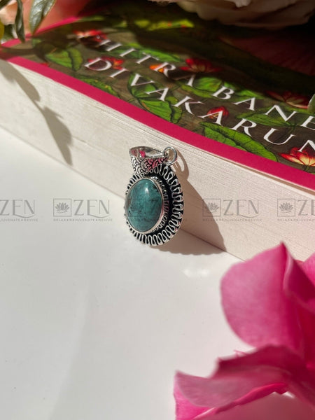 Firoza Stone Pendant The Zen Crystals