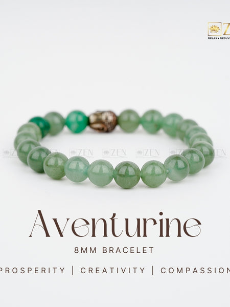 Green Aventurine Bracelet 8MM | The Zen Crystals