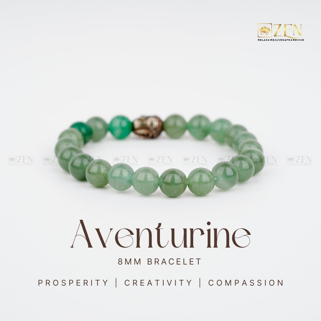 Green Aventurine Bracelet 8MM | The Zen Crystals